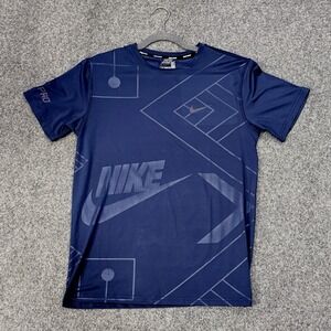 Nike Swim Ultimate Tee‎ Women's XL Shirt Dri-Fit Blue NWT Athletic Wear Running